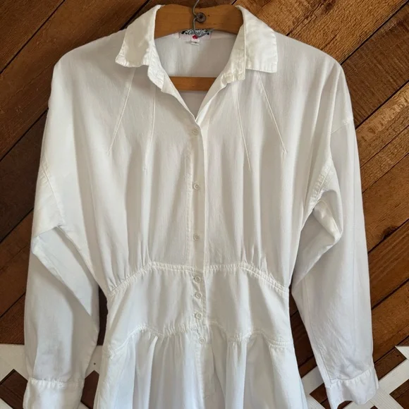 Vintage Contempo Casuals long sleeve white cottagecore style dress size 3 - threedaughtersproperties.com Vintage Contempo Casuals long sleeve white cottagecore style dress size 3 - threedaughtersproperties.com